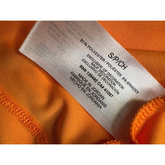 Greg Norman Size Small Orange Golf Sleeveless Collared Tank NWT $50 Stretchy Wom - Picture 5 of 9